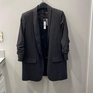 Alice and olivia pinstripe jacket size 6